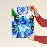 Indian Cricket Team – Champions Spirit Poster
